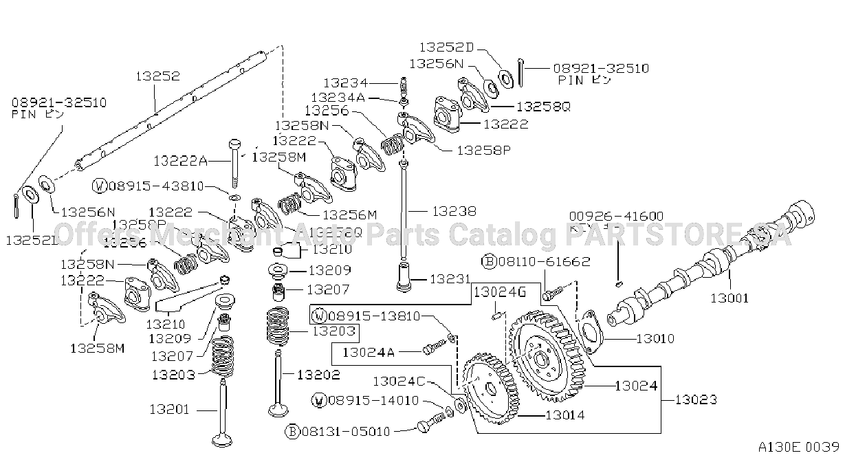 Camshaft Valve Mechanism