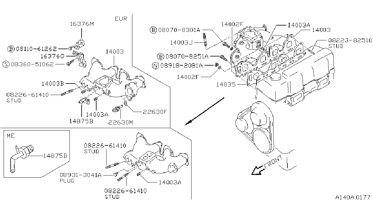 Manifold Intake Parts