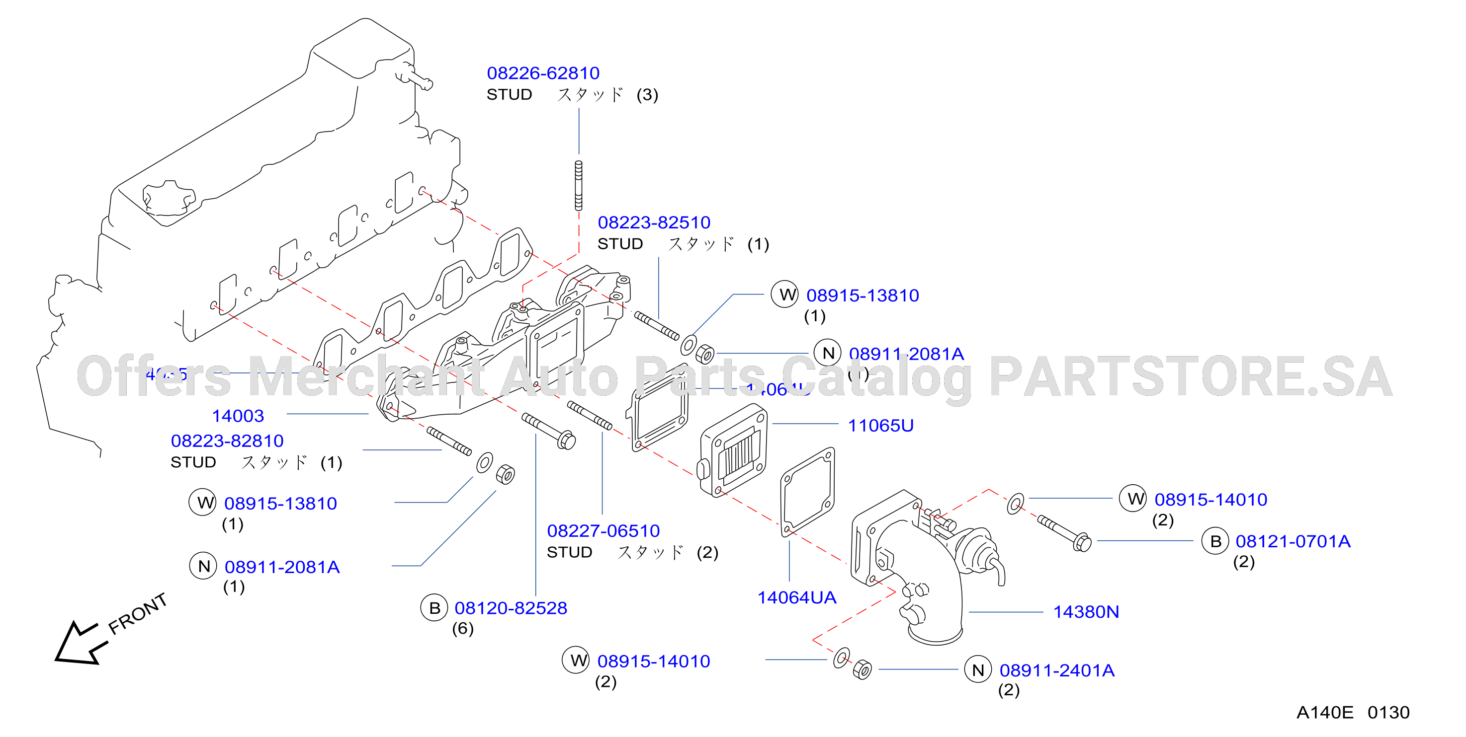 Manifold Intake Parts