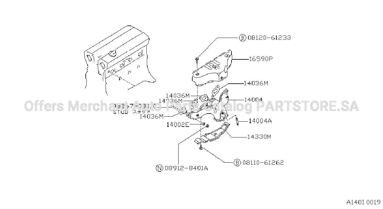Manifold Exhaust Parts