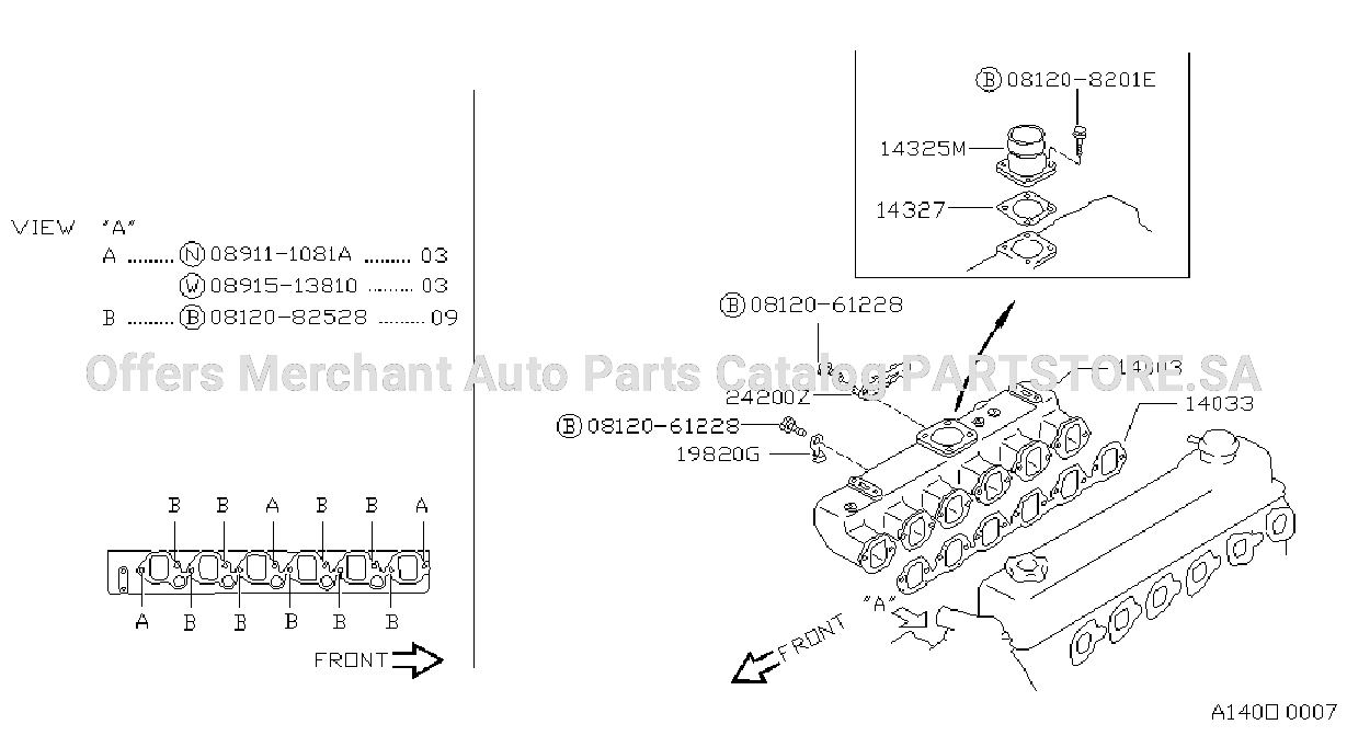 Manifold Intake Parts