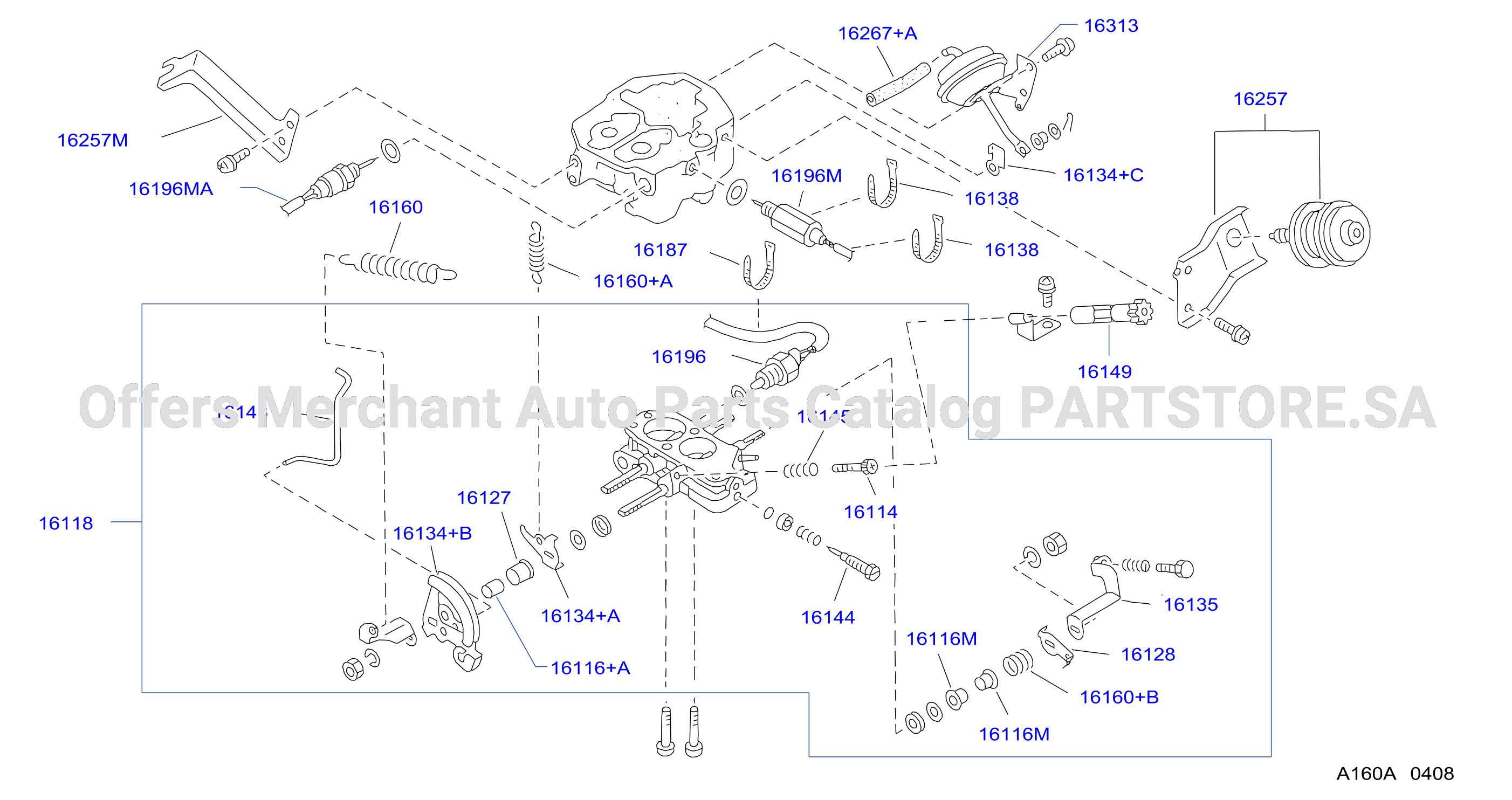 Carburetor Throttle Chamber