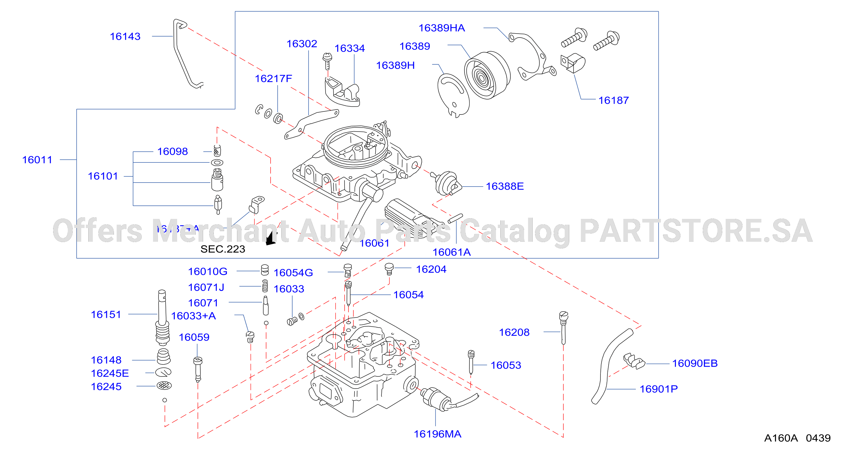 Carburetor Choke Chamber Components