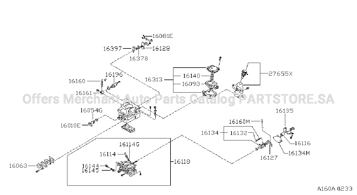 Carburetor Component Parts