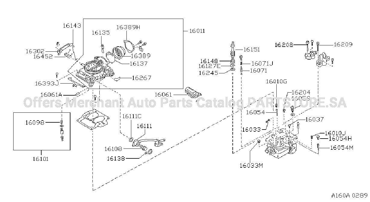 Carburetor Component Parts