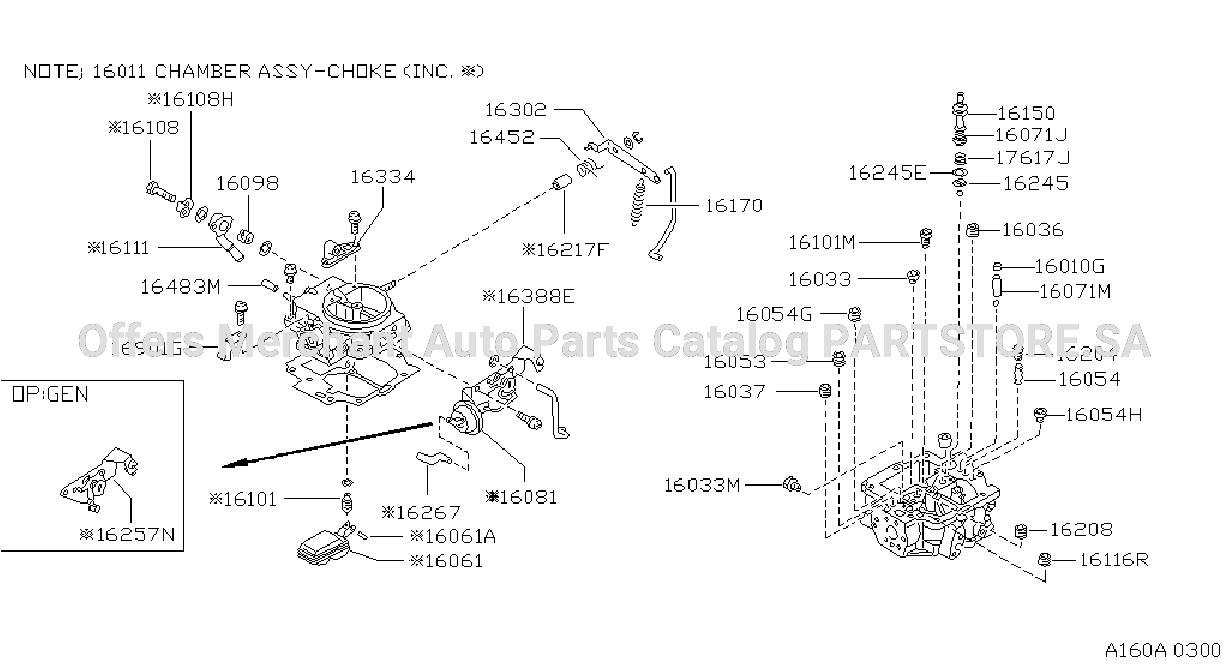 Carburetor Component Parts