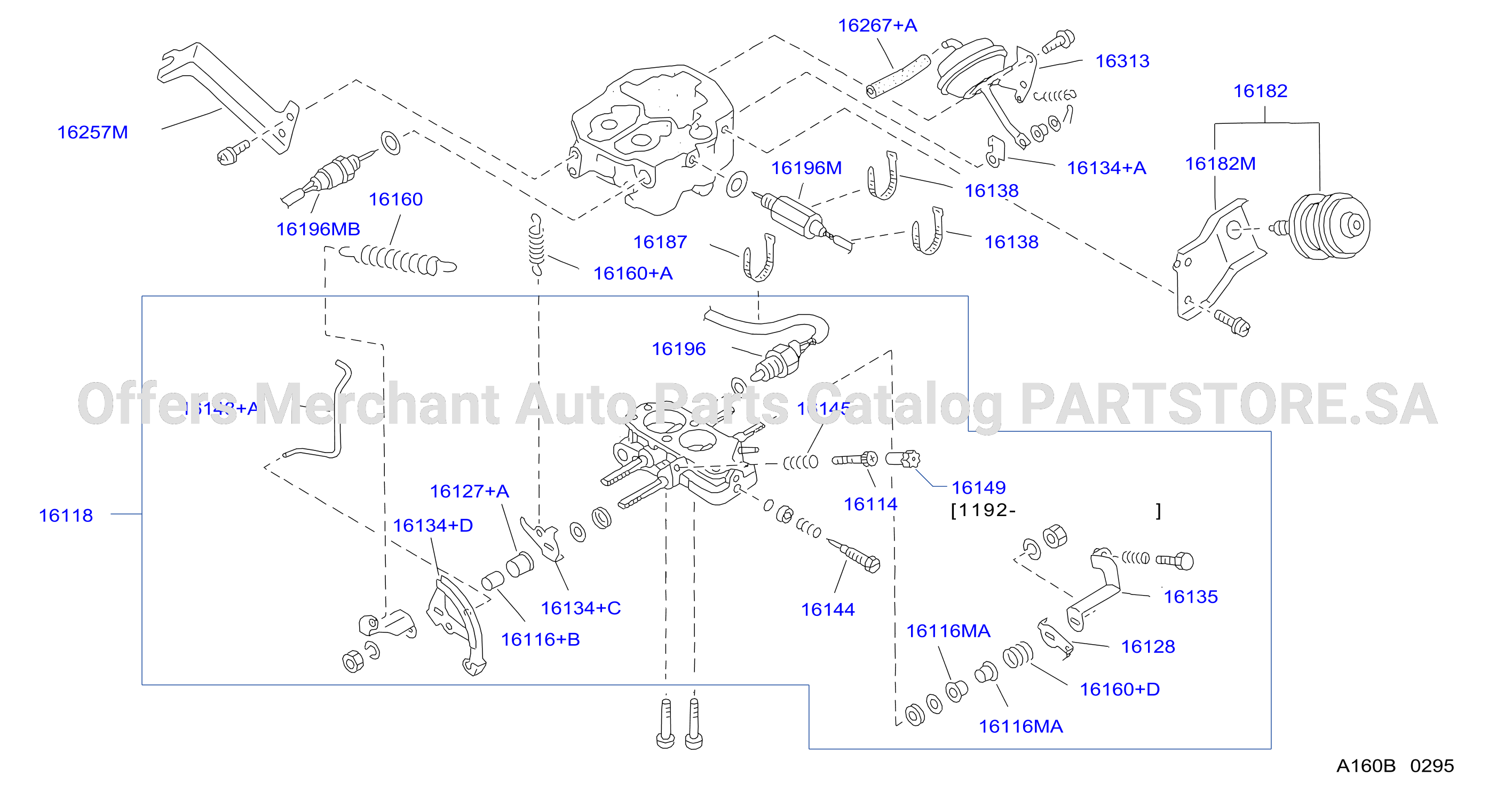 Carburetor Throttle Chamber Components