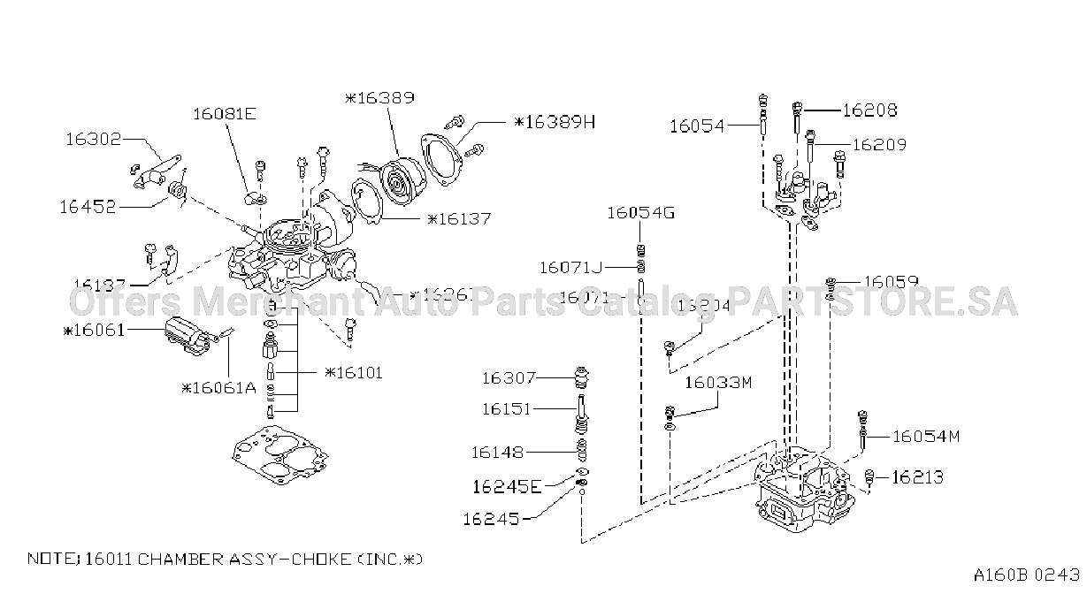 Carburetor Component Parts