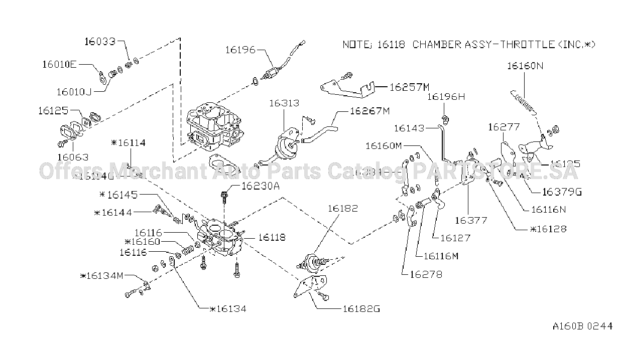 Carburetor Component Parts