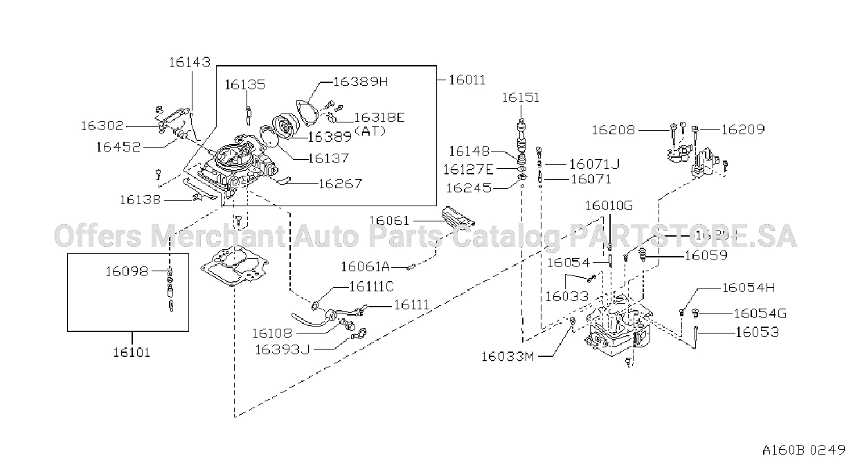 Carburetor Component Parts