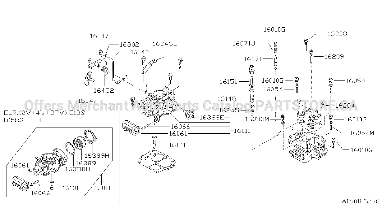 Carburetor Component Parts
