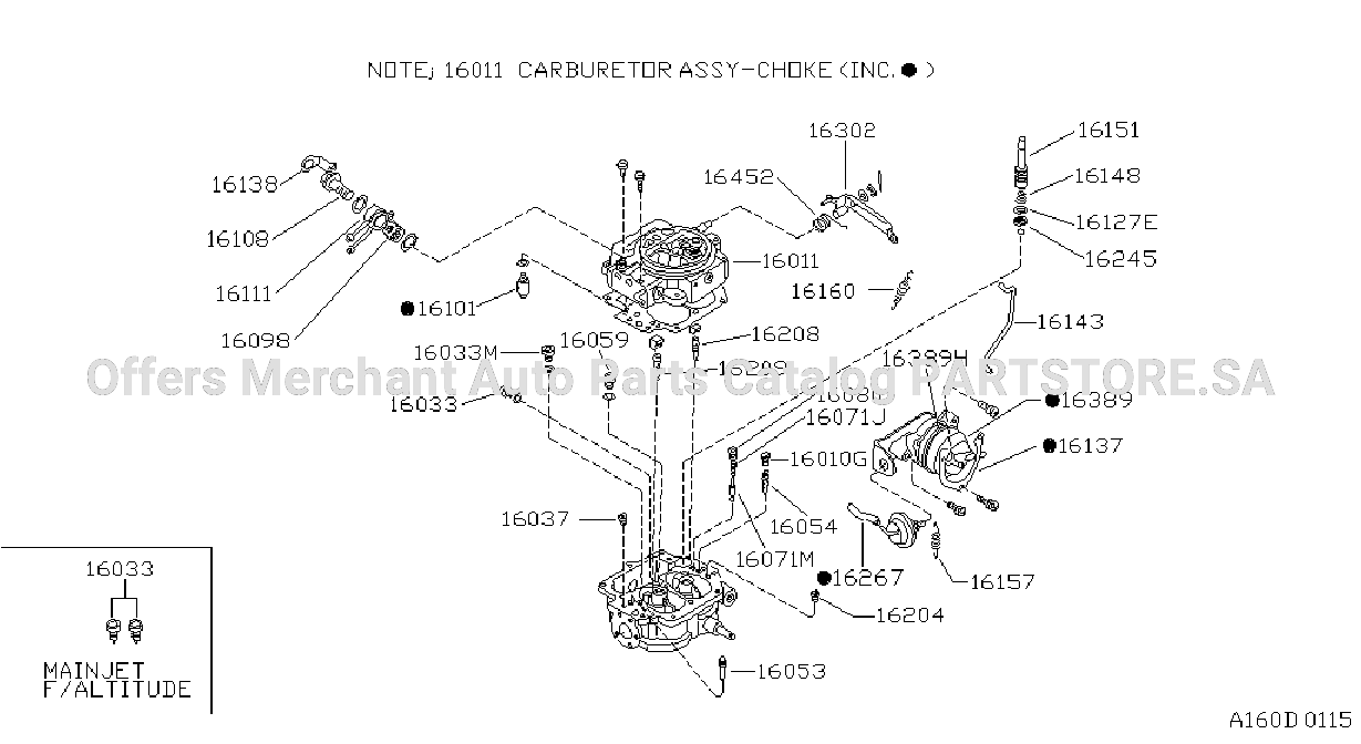 Carburetor Component Parts