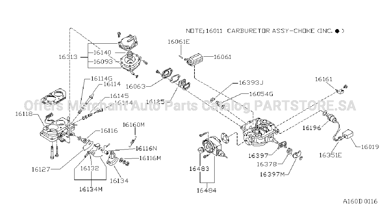 Carburetor Component Parts