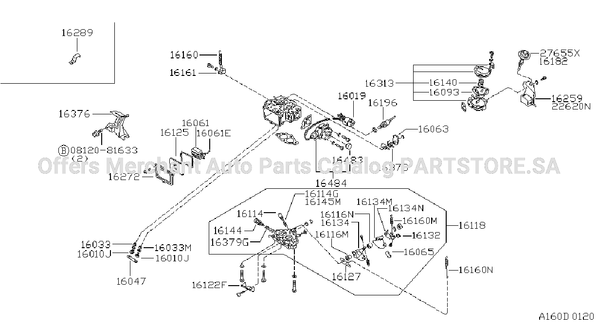Carburetor Component Parts