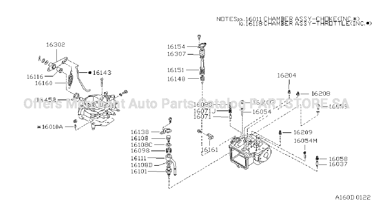Carburetor Component Parts