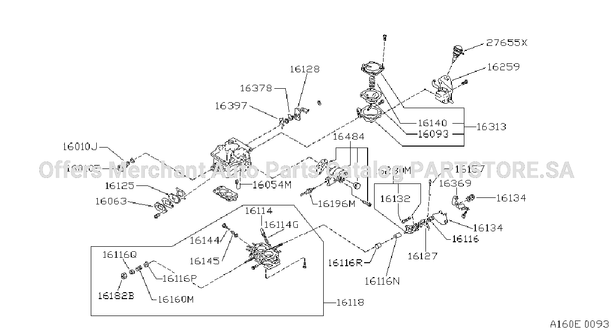 Carburetor Component Parts