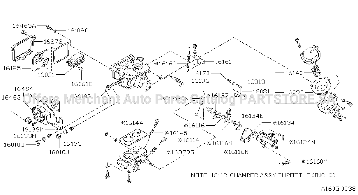 Carburetor Component Parts