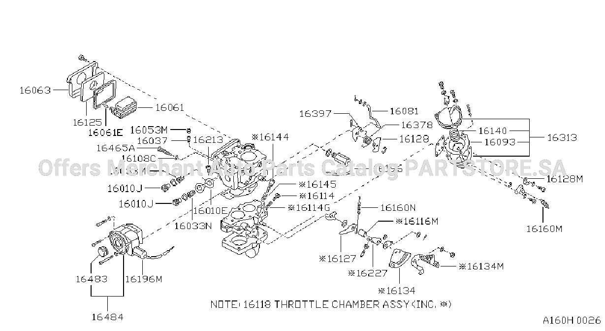 Carburetor Component Parts