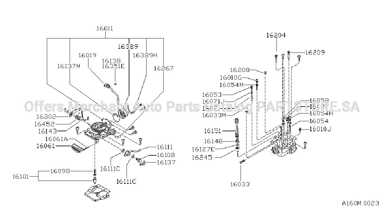 Carburetor Component Parts