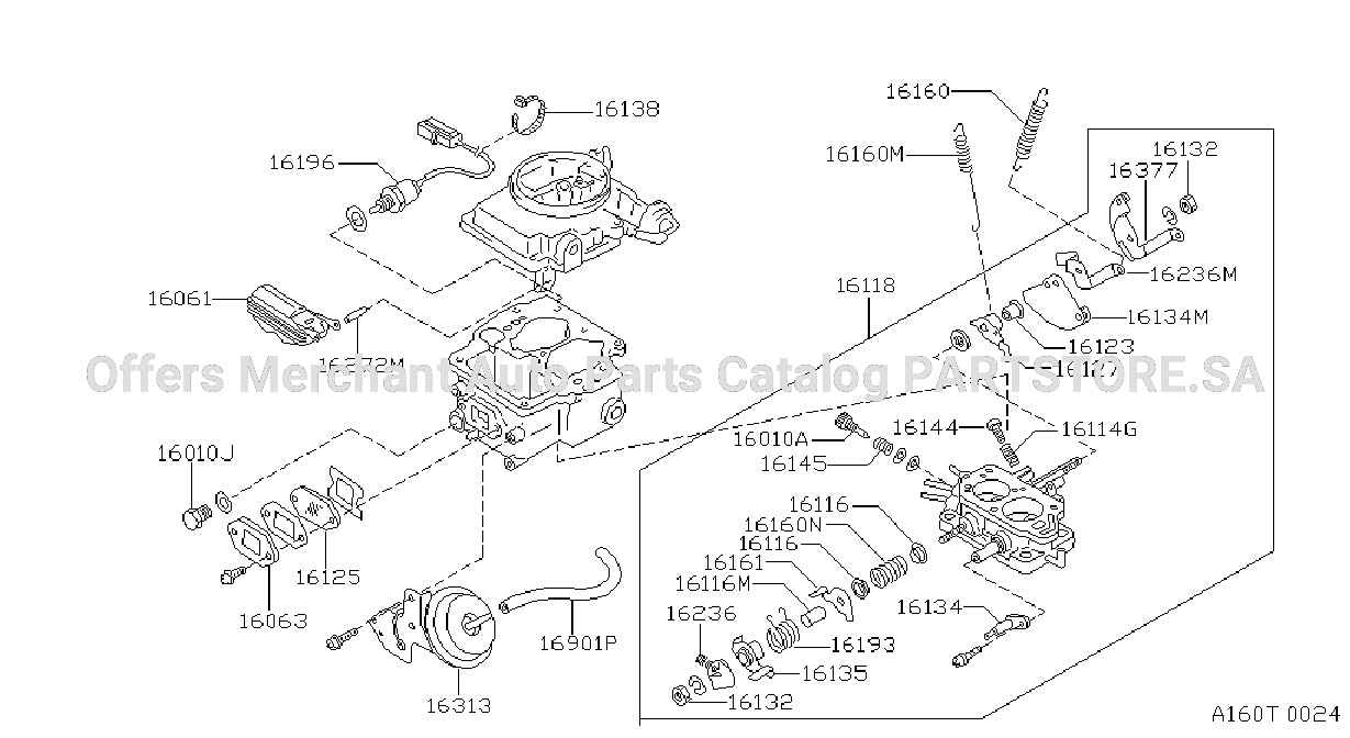 Carburetor Throttle Chamber