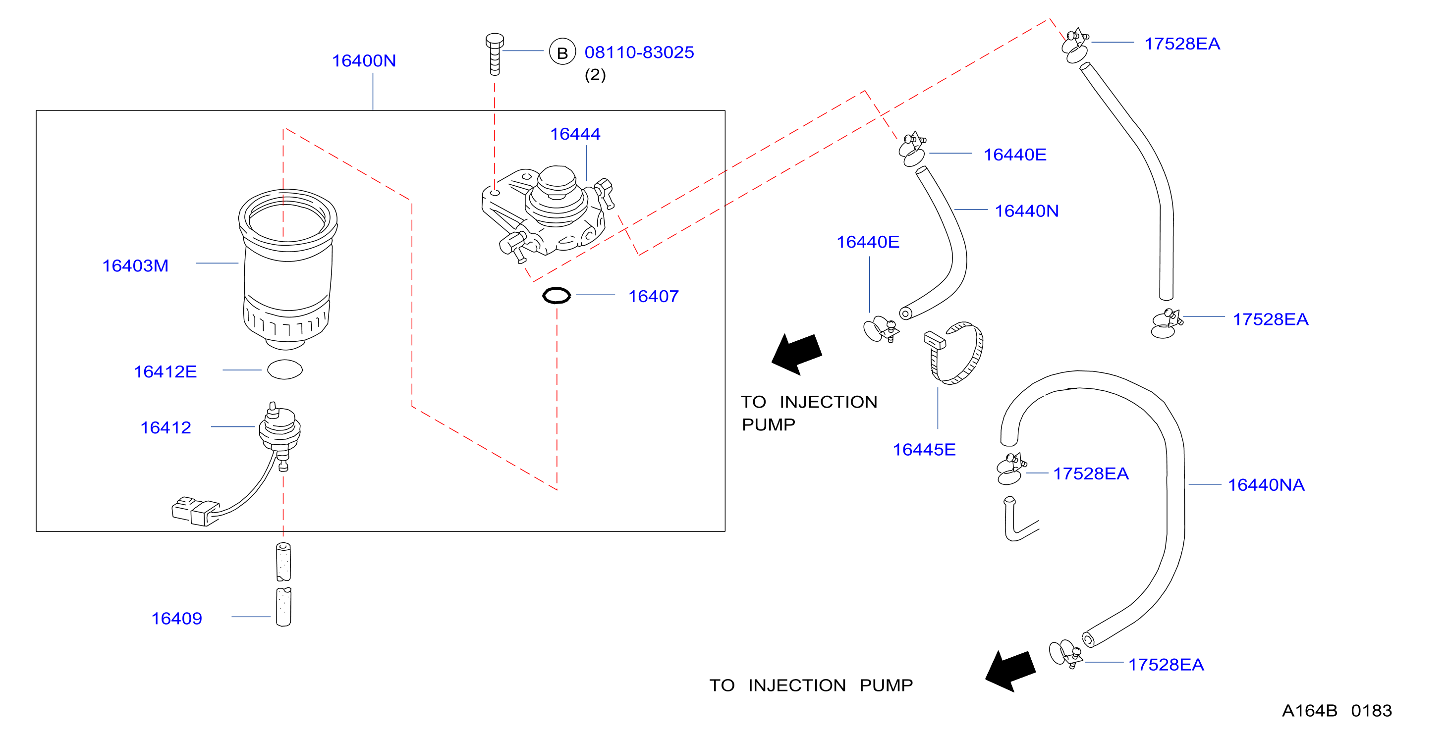 Fuel Strainer Fuel Hose