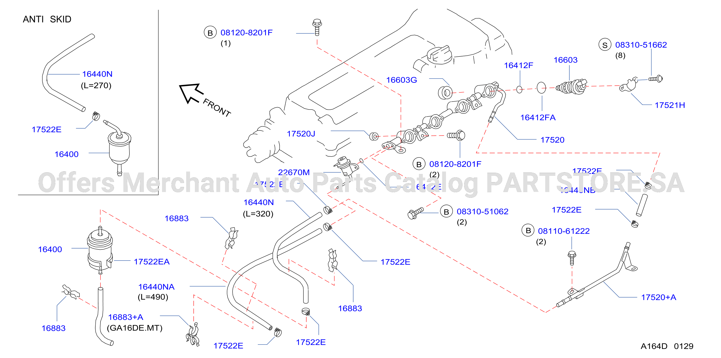 Fuel Strainer Fuel Hose