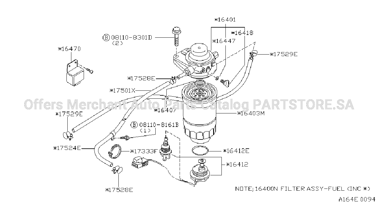 Fuel Strainer Fuel Hose