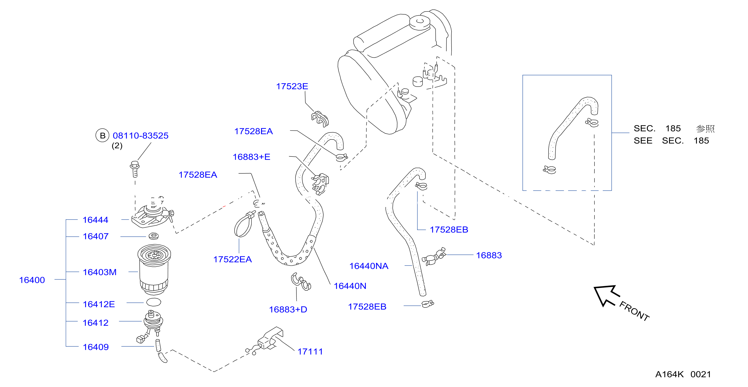 Fuel Strainer Fuel Hose