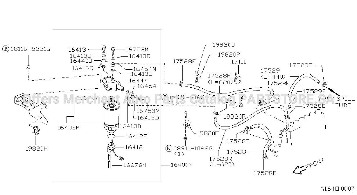 Fuel Strainer Fuel Hose