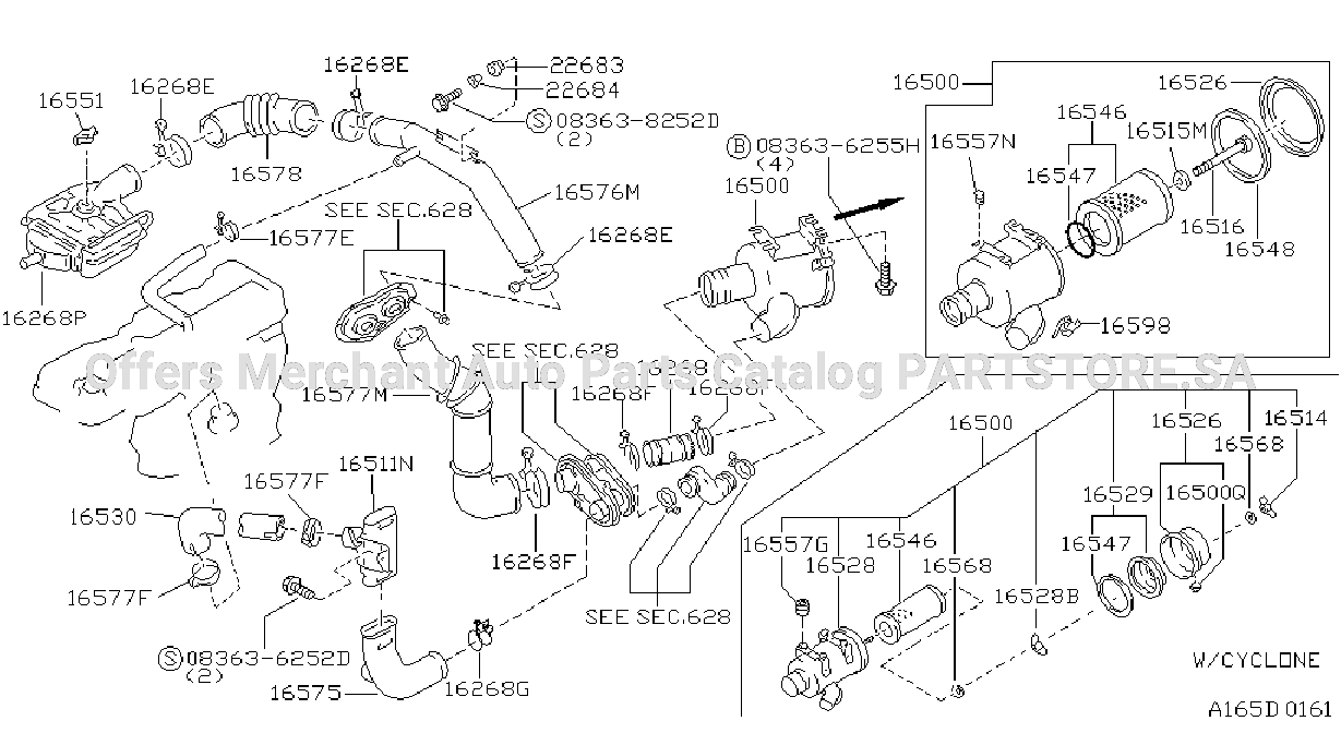 Air Cleaner Assembly Piping
