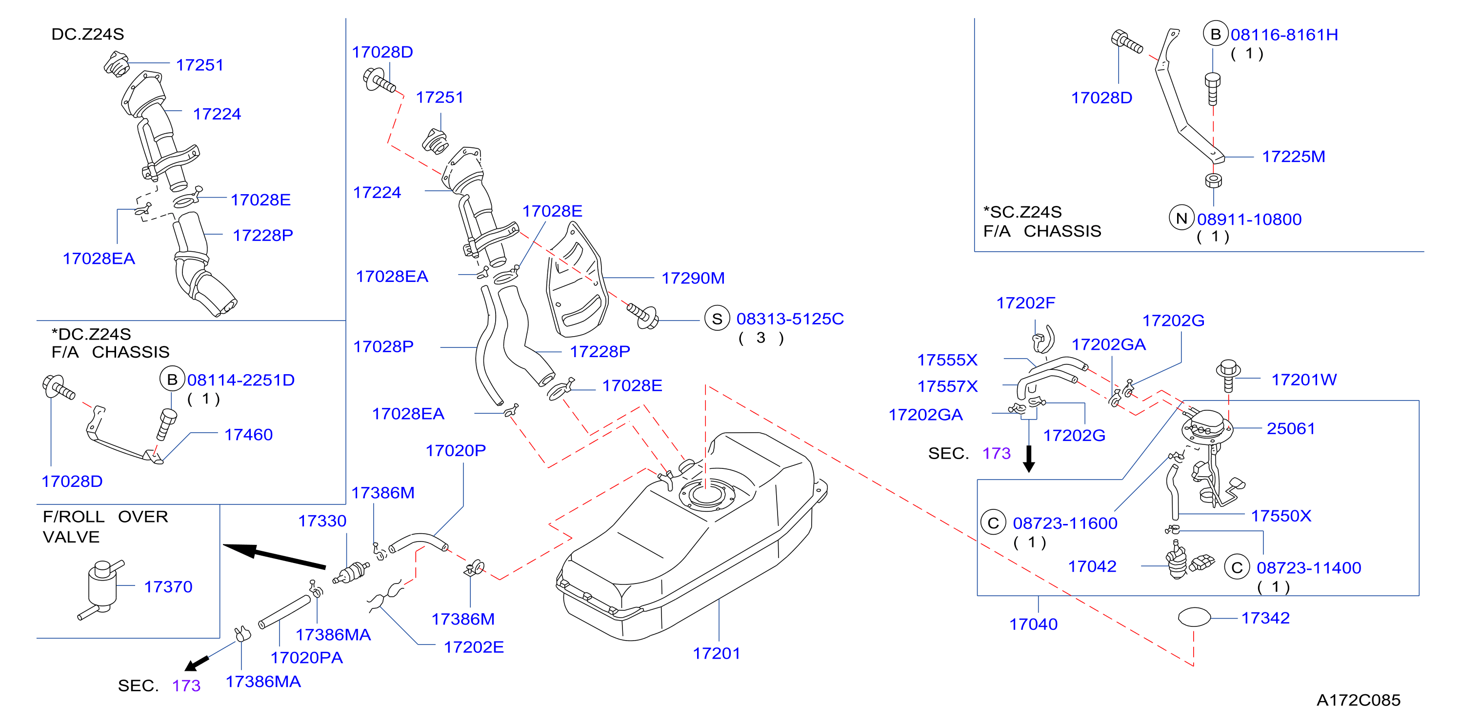 Fuel Tank Tank Hose Filler Tube