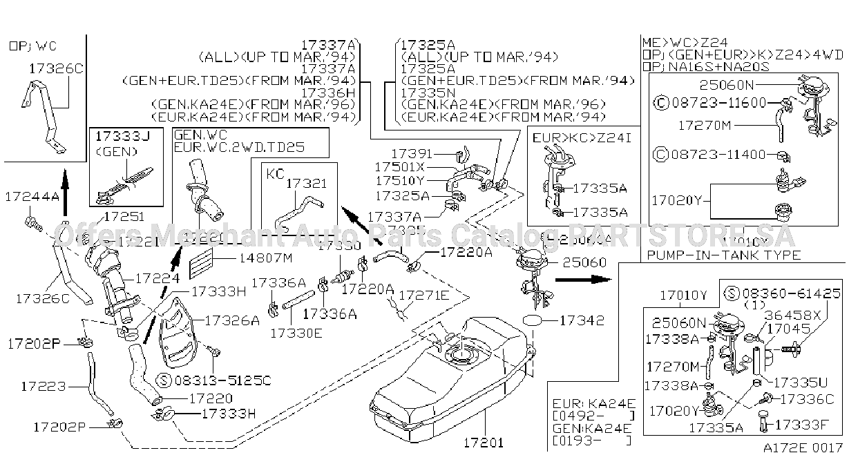 Fuel Tank Tank Hose Filler Tube