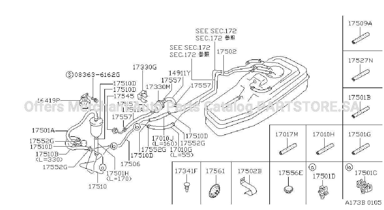 Fuel Piping F / Z20S