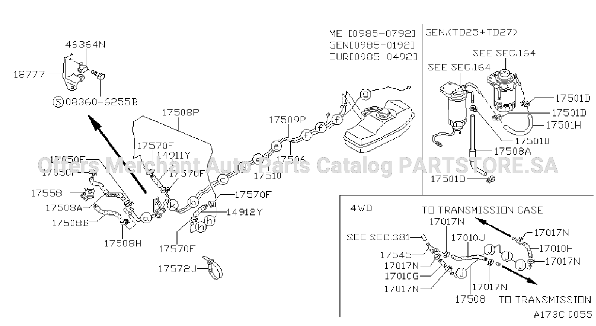 Fuel Piping Tube