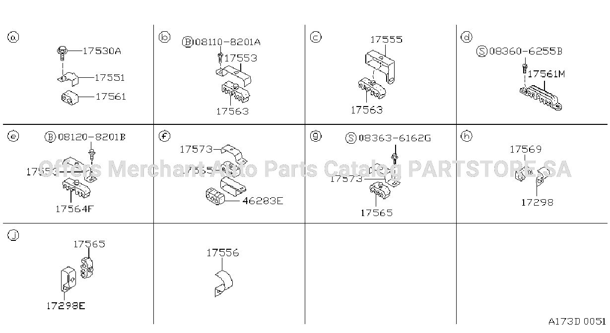 Fuel Piping Clip For Fuel Tank Large