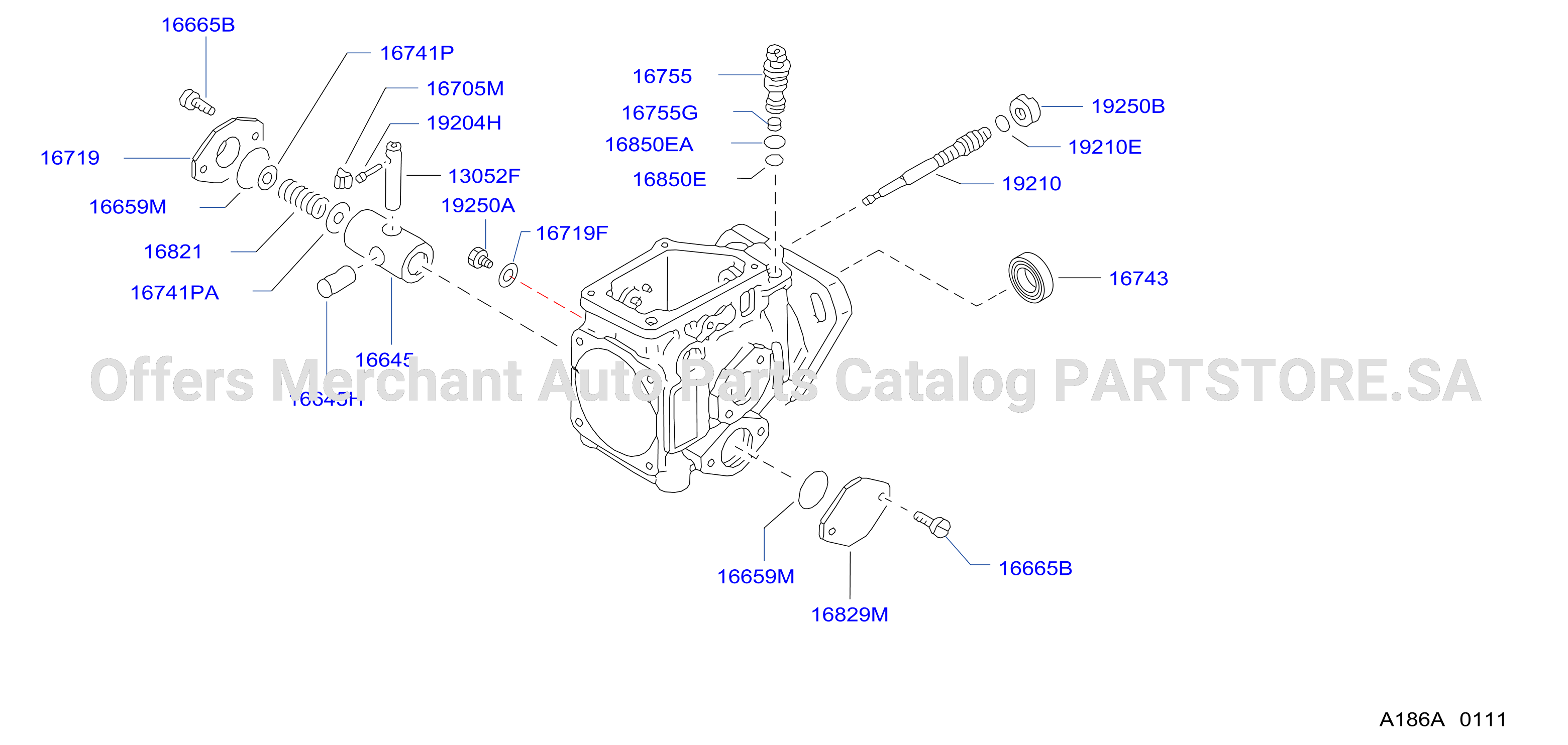 Fuel Injection Pump Housing Feed Pump