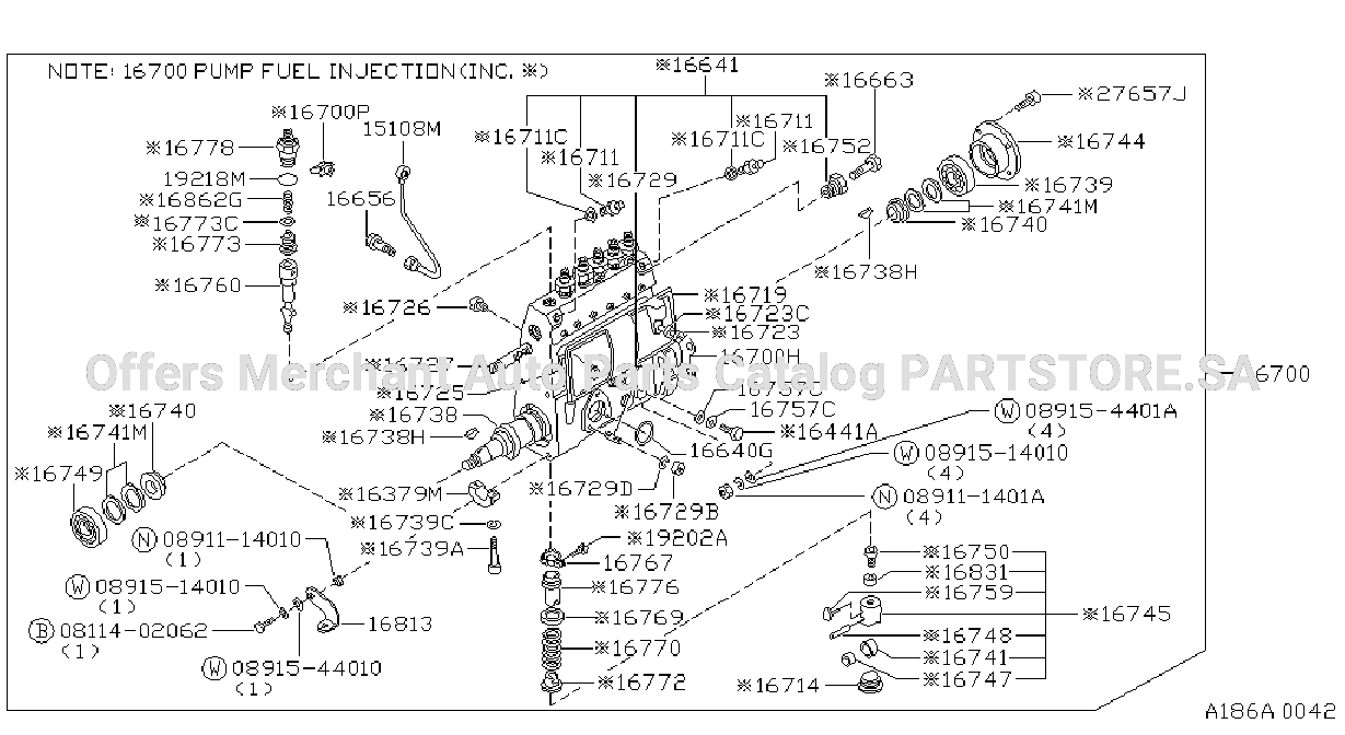 Fuel Injection Pump Component Parts