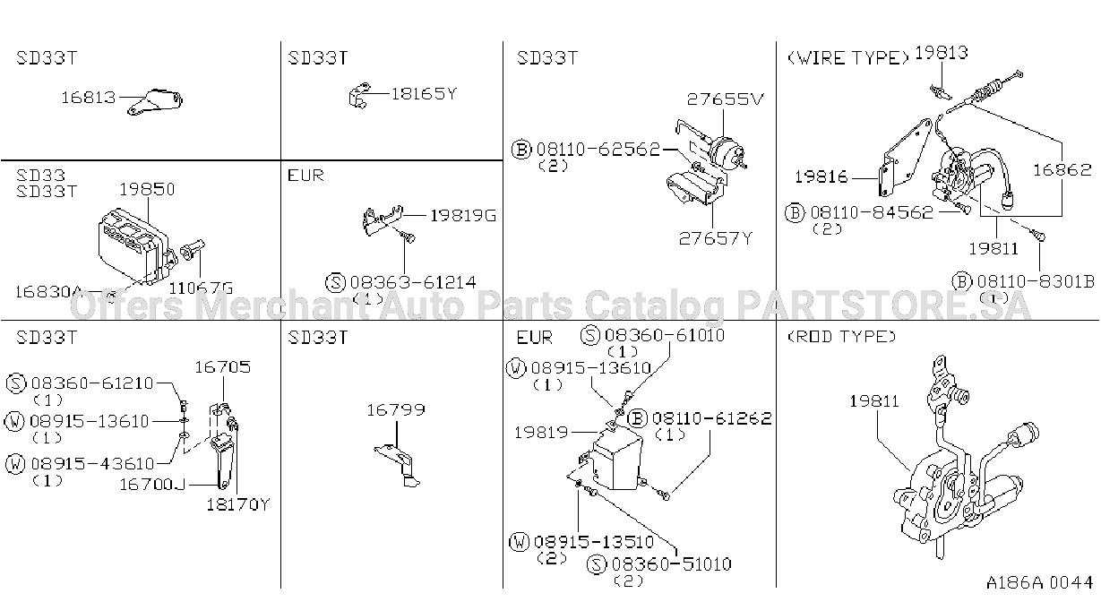Fuel Injection Pump Component Parts