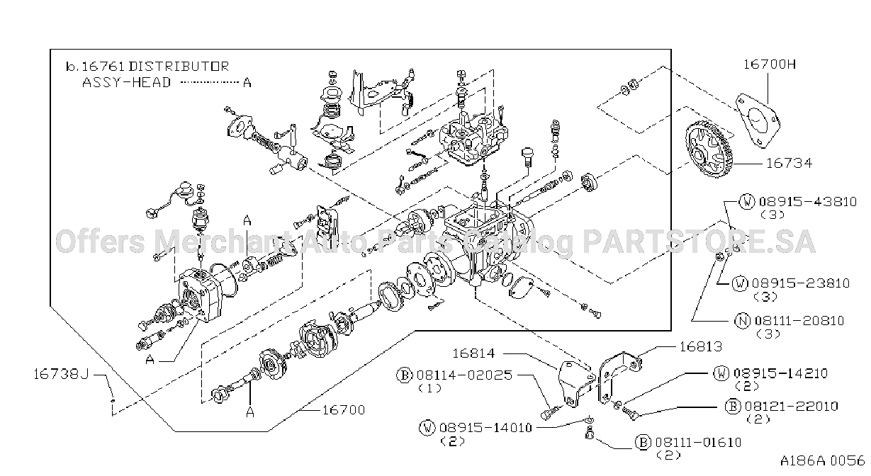 Fuel Injection Pump Assy Fitting Parts
