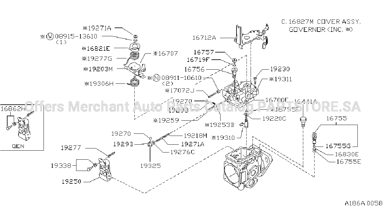 Fuel Injection Pump Cover Governor