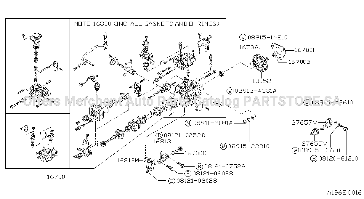 Fuel Injection Pump Assy And Fitting Parts