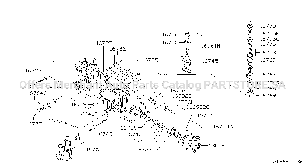 Fuel Injection Pump Component Parts