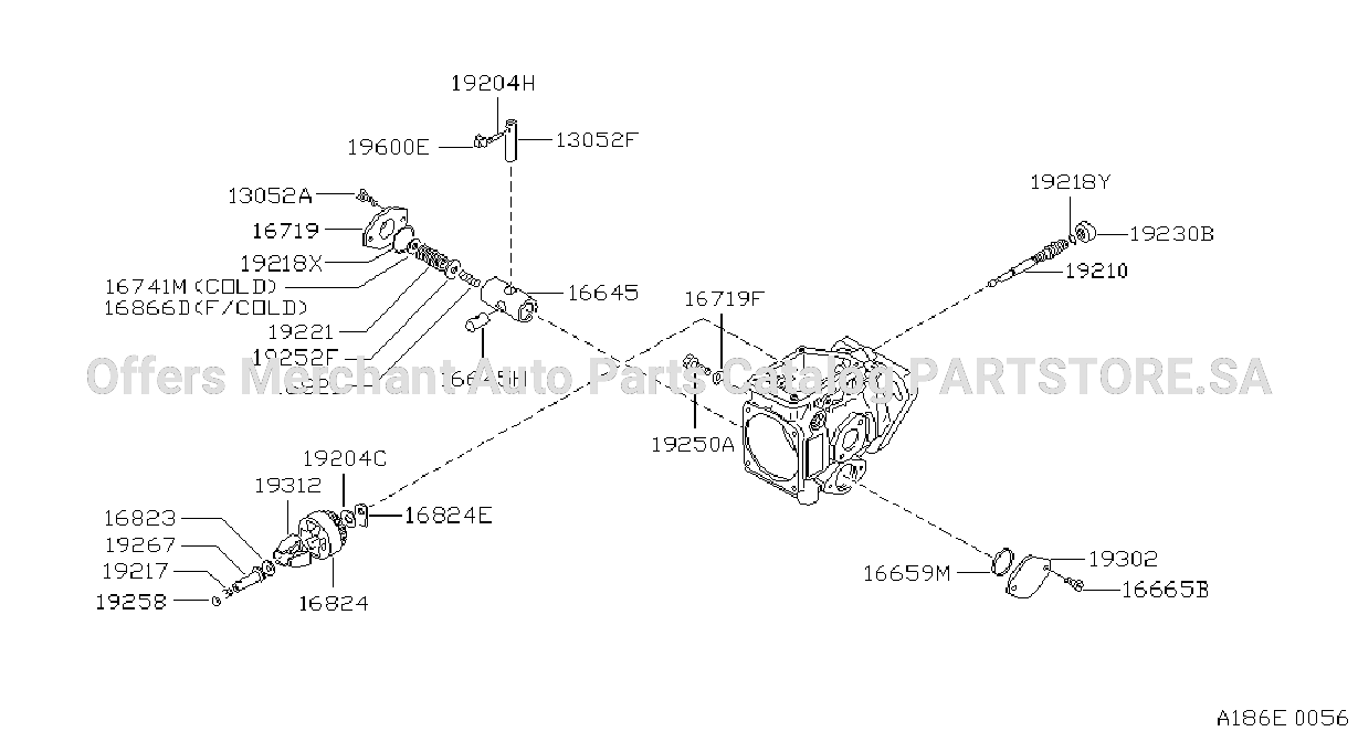 Fuel Injection Pump Housing Feed Pump
