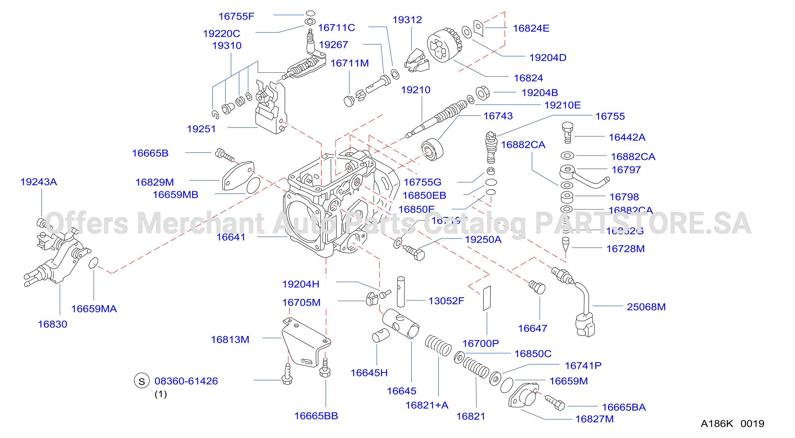 Fuel Injection Pump Housing Feed Pump