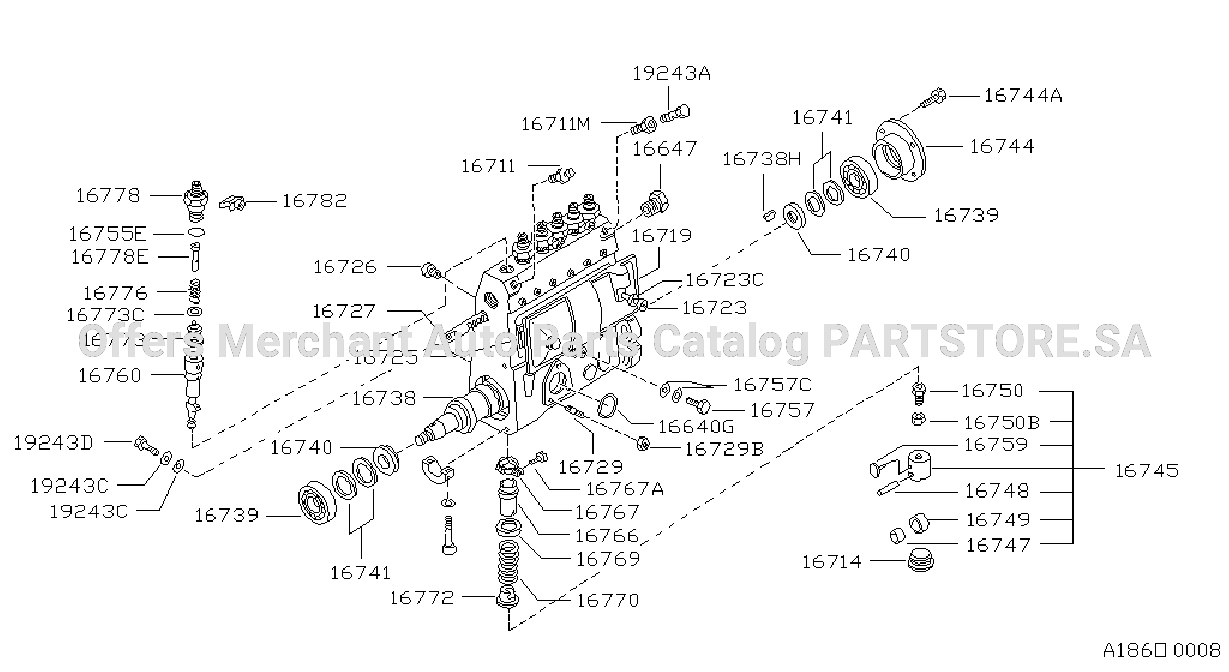 Fuel Injection Pump Component Parts