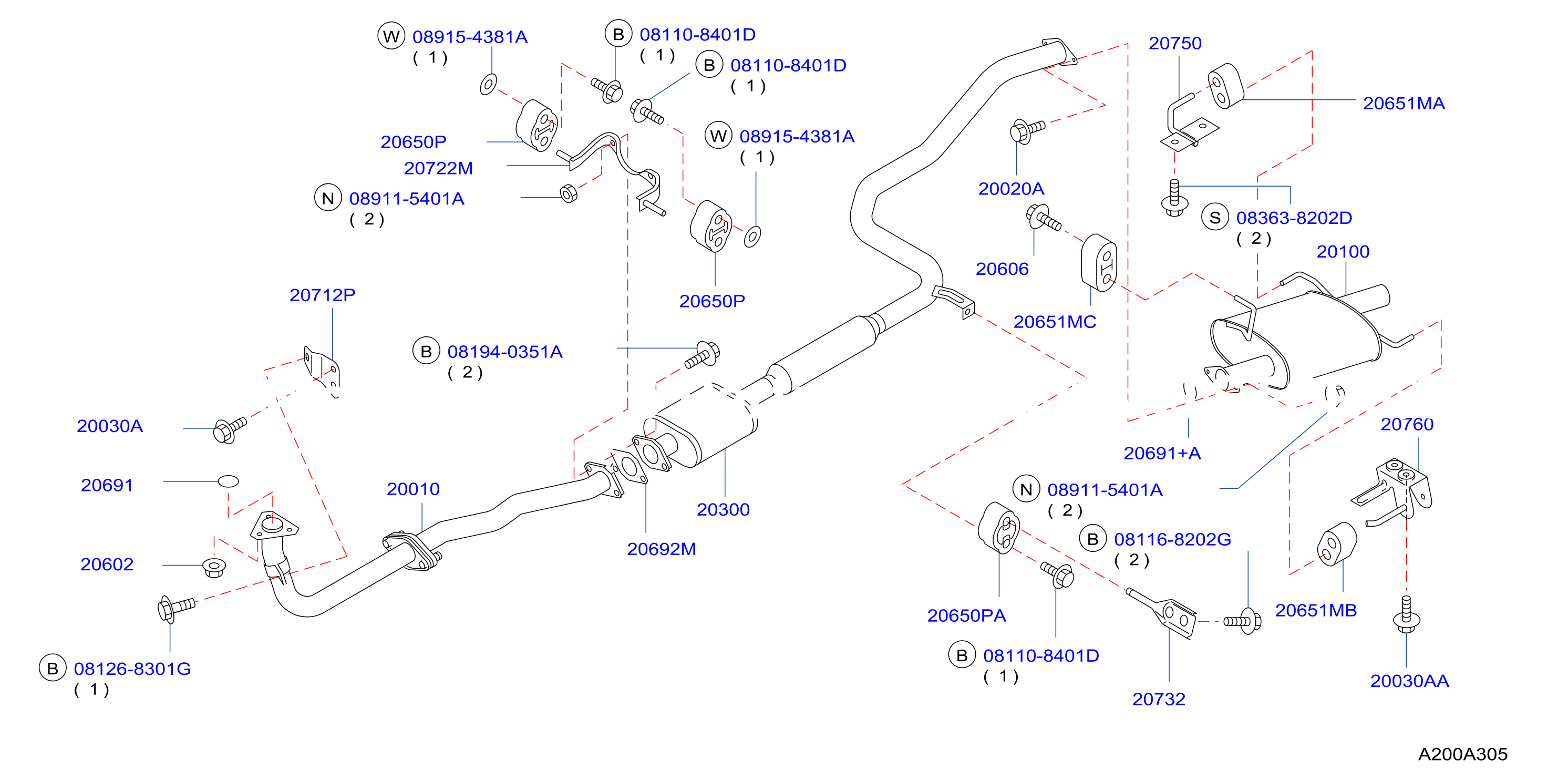 Exhaust Tube Muffler