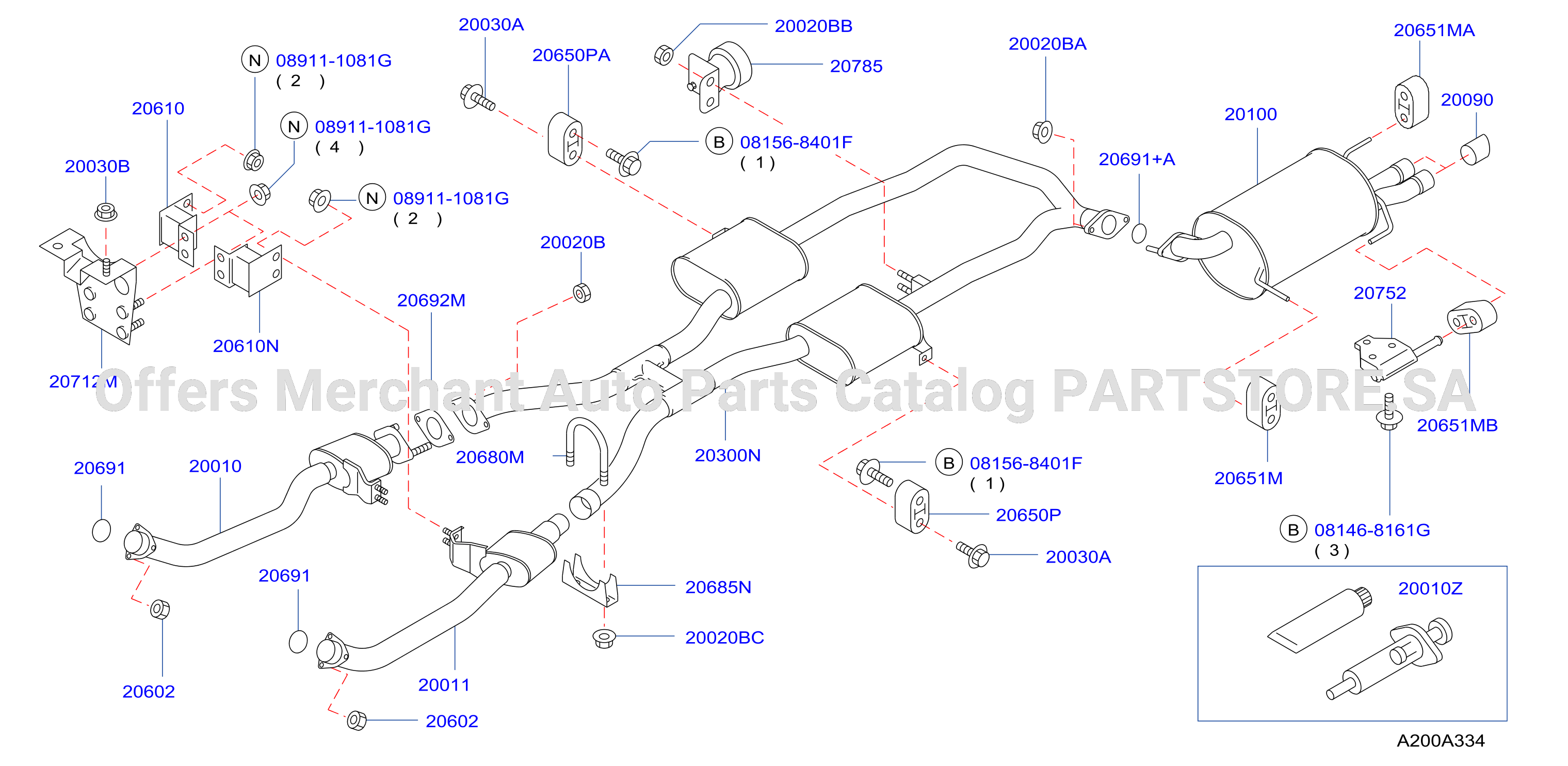 Exhaust Tube Muffler Tube Muffler