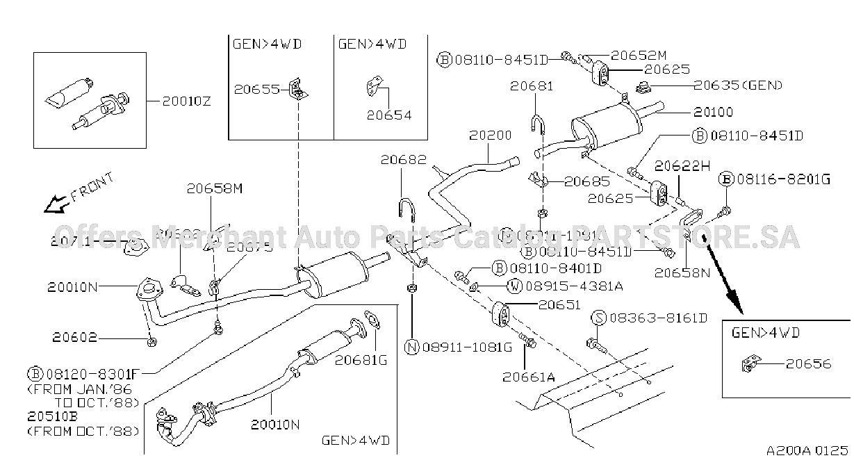 Exhaust Tube Muffler