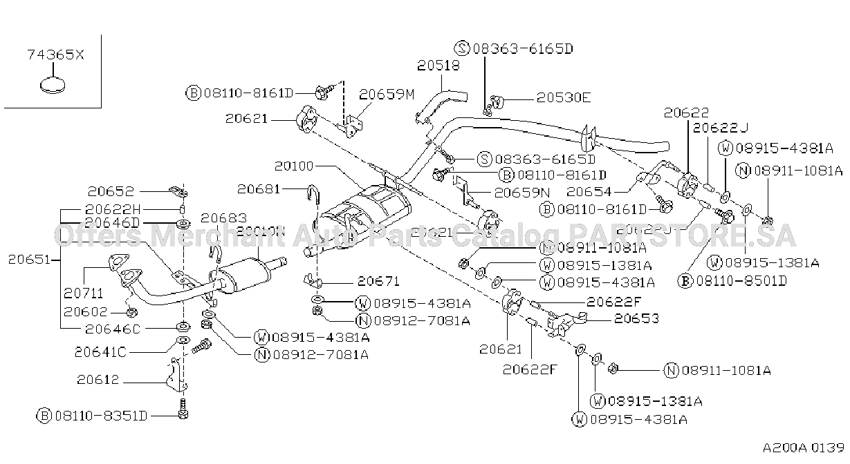 Exhaust Tube Muffler
