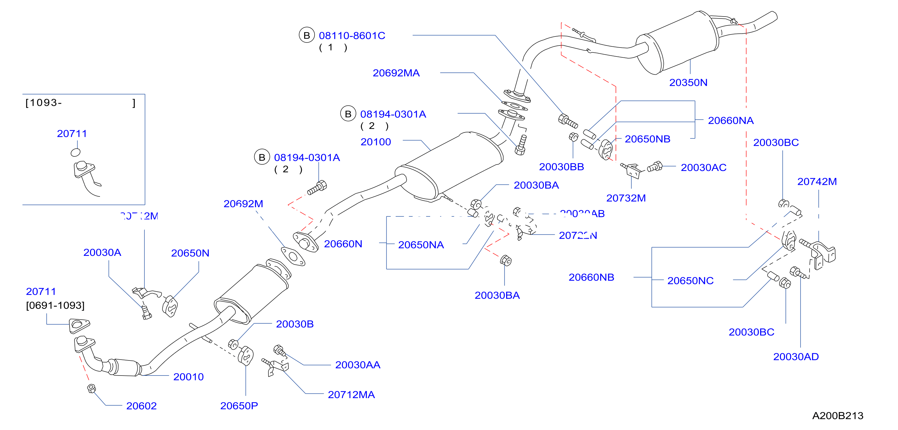 Exhaust Tube Muffler